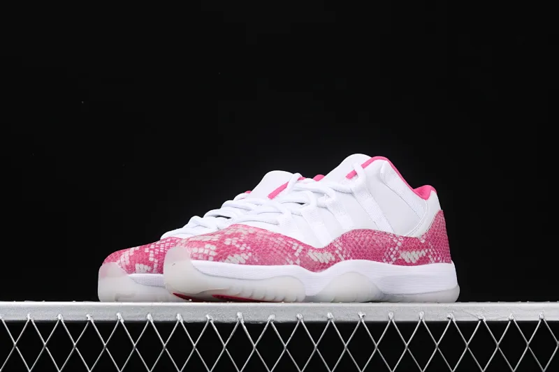 All categories Air Jordan Jordan series basketball shoes Air Jordan 11 Air Jordan 11 Low Retro "Snakeskin" "Pink snake pattern" AH7860-106